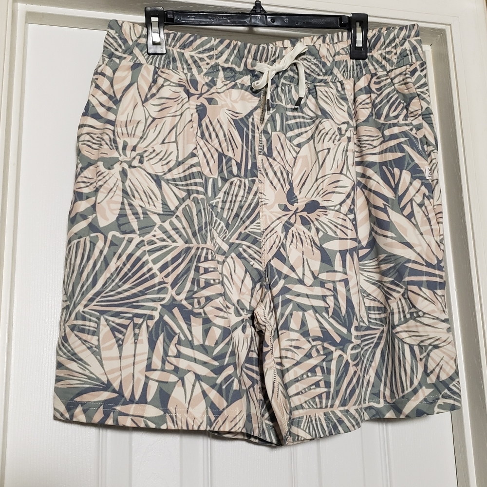Feat Clothing Roam FlowTech Tropics Short‎ Men's Size XL Gray Pink Tropical